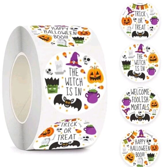 Halloween Stickers- 500 Stickers - Picture 1 of 3